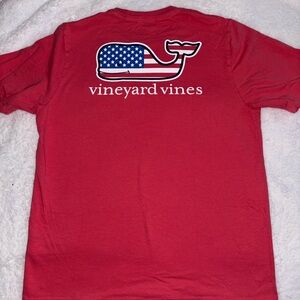 Vineyard Vines Flag Whale Tee